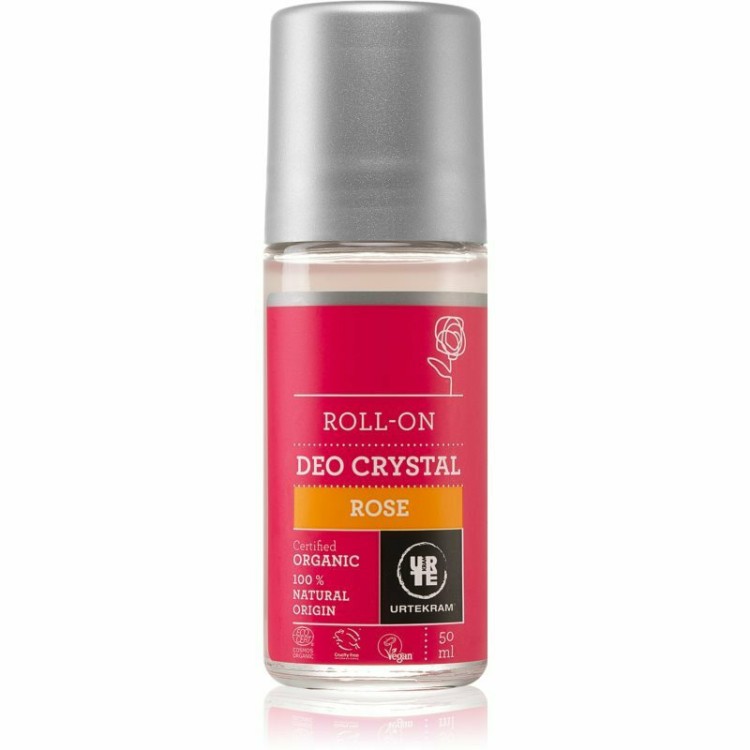 Urtekram Deo Crystal Rose Roll-On Organic 50ml
