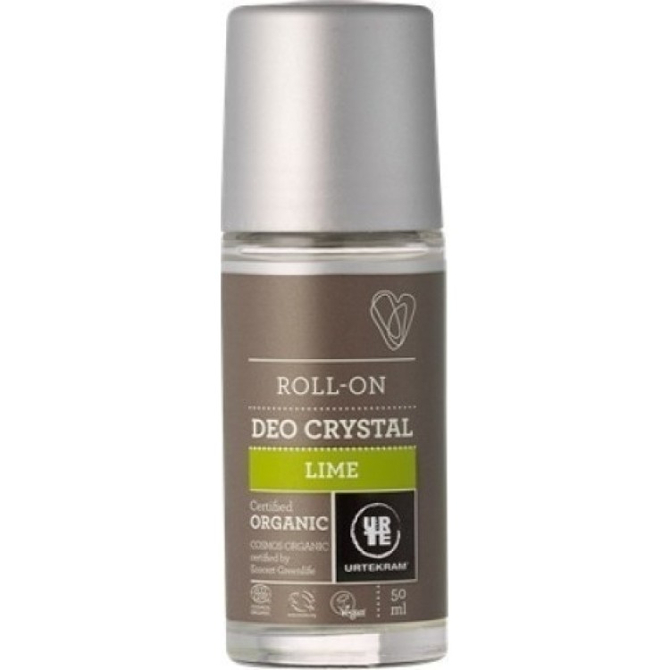 Urtekram Deo Crystal Lime Roll-On Organic 50ml