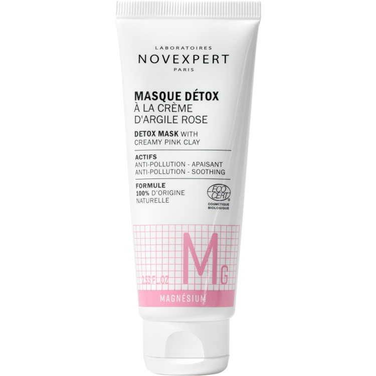Novexpert A Detox Μάσκα με Ροζ Άργιλο 75ml Μάσκες & Scrub/peelings