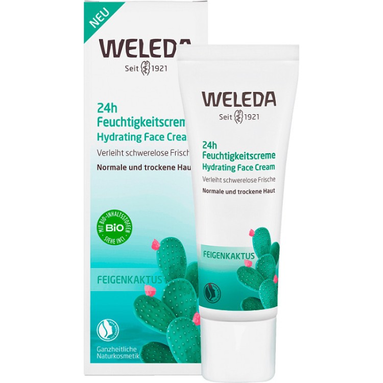 Weleda 24H Hydrating Facial Cream 24ωρη Ενυδατική Κρέμα Προσώπου με Φραγκοσυκιά 30ml
