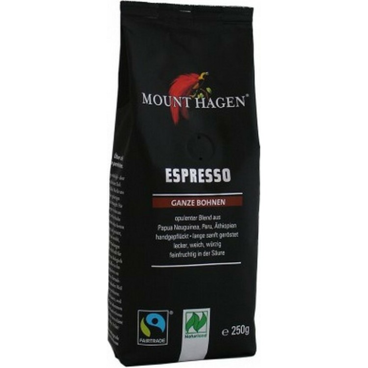 Mount Hagen Καφές Espresso σε Κόκκους 250gr Καφές & Υποκατάστατα