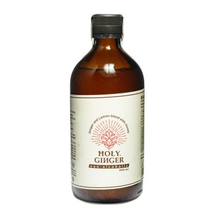 Holy Ginger Αναψυκτικό Πιπερόριζας με Μέλι & Λεμόνι Συμπυκνωμένο Χωρίς Ανθρακικό σε Μπουκάλι 500ml