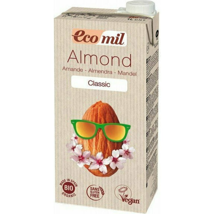 Ecomil Βιολογικό Φυτικό Γάλα Αμυγδάλου Classic  1000ml 