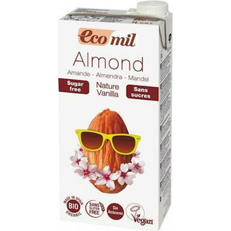 Ecomil Ρόφημα Αμυγδάλου με Βανίλια 1000ml