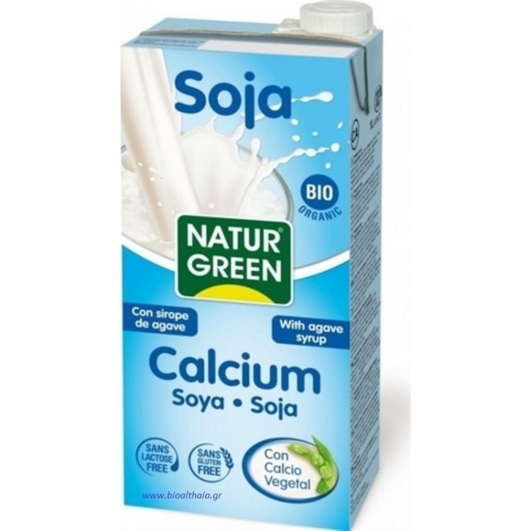 NaturGreen Ρόφημα Σόγιας Βιολογικό με Ασβέστιο 1000ml