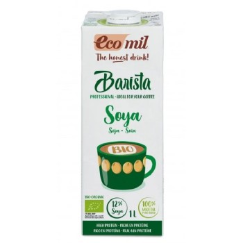 Ecomil Βιολογικό Φυτικό Γάλα Σόγιας Barista Χωρίς Γλουτένη & Χωρίς Λακτόζη 1000ml