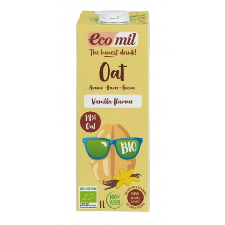 Ecomil Ρόφημα Βρώμης Με Βανίλια 1000ml BIO