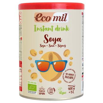Ecomil Βιολογικό Ρόφημα Σόγιας Σε Σκόνη 400gr