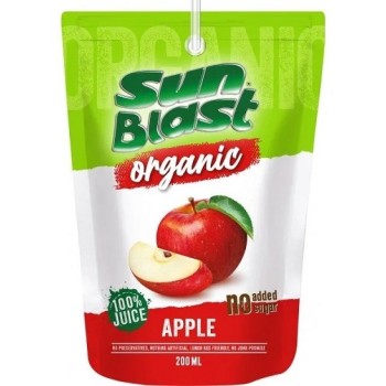 Sun Blast Bιολογικός Χυμός Μήλο 200ml