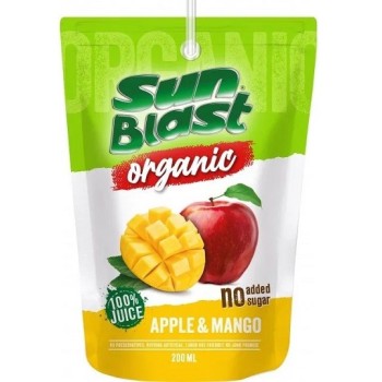 Sun Blast Bιολογικός Χυμός Μήλο Μάνγκο 200ml