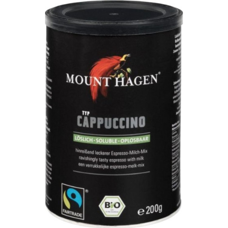 Mount Hagen Καφές Espresso Cappuccino 200gr Καφές & Υποκατάστατα