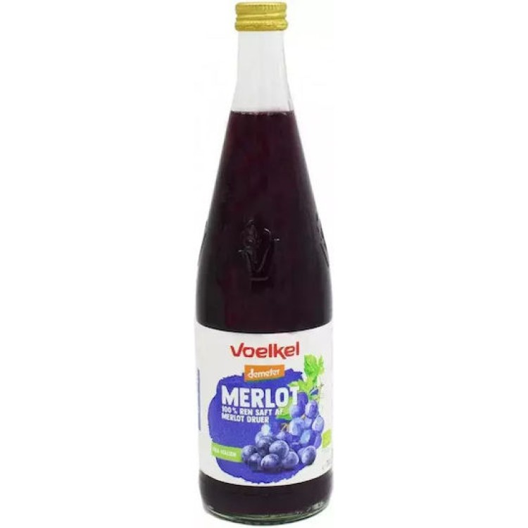 Voelkel Χυμός Σταφυλιού Merlot 700ml Bio  Χυμοί -Αναψυκτικά