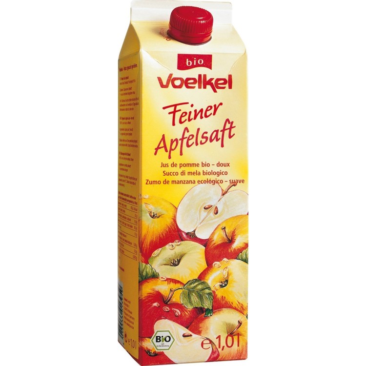 Voelkel Χυμός Μήλο Χωρίς Ζάχαρη 1000ml
