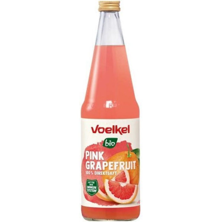 Voelkel Χυμός Ροζ Γκρέιπφρουτ 700ml ΒΙΟ Χυμοί -Αναψυκτικά