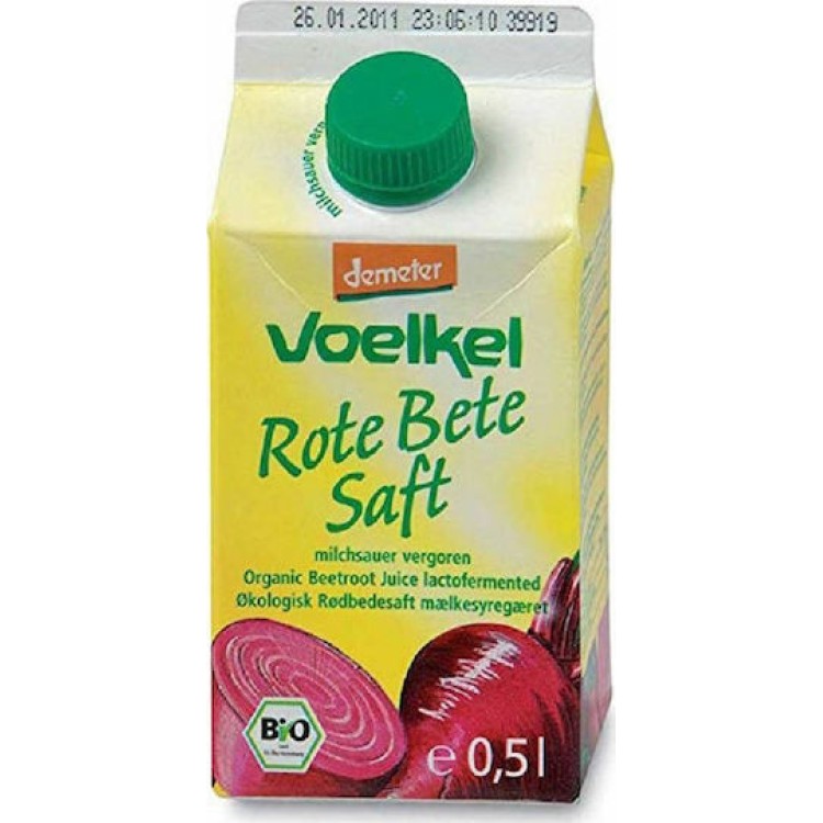 Voelkel Βιολογικός Χυμός Παντζάρι 500ml Είδη ζαχαροπλαστικής-Μαγειρικής