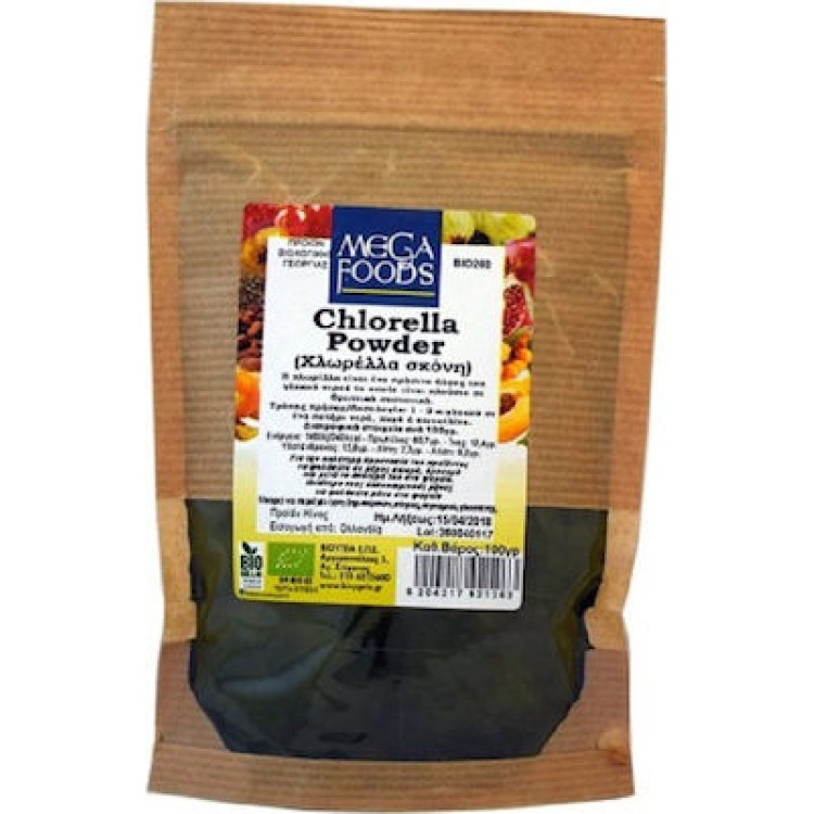 Mega Foods Χλωρέλλα Σκόνη 100gr