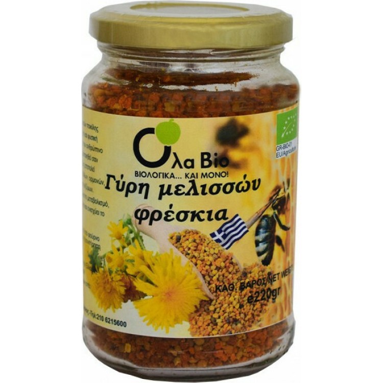 Όλα Bio Γύρη Μελισσών Φρέσκια 220gr