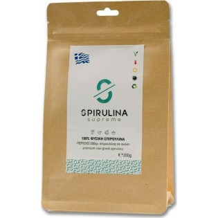 Spirulina Supreme 100% Φυσική Σπιρουλίνα 200gr