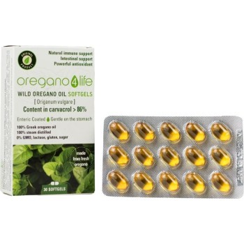 Oregano 4 Life Wild Oregano Oil 30 μαλακές κάψουλες