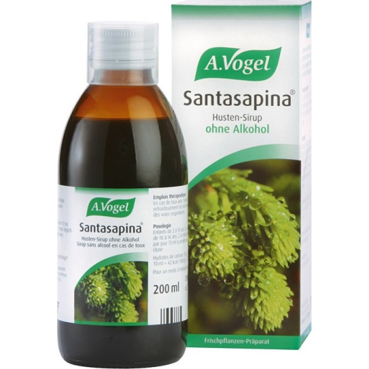A.Vogel Santasapina Σιρόπι ια τον Βήχα και τον Ερεθισμένο Λαιμό και την Καταρροή 100ml