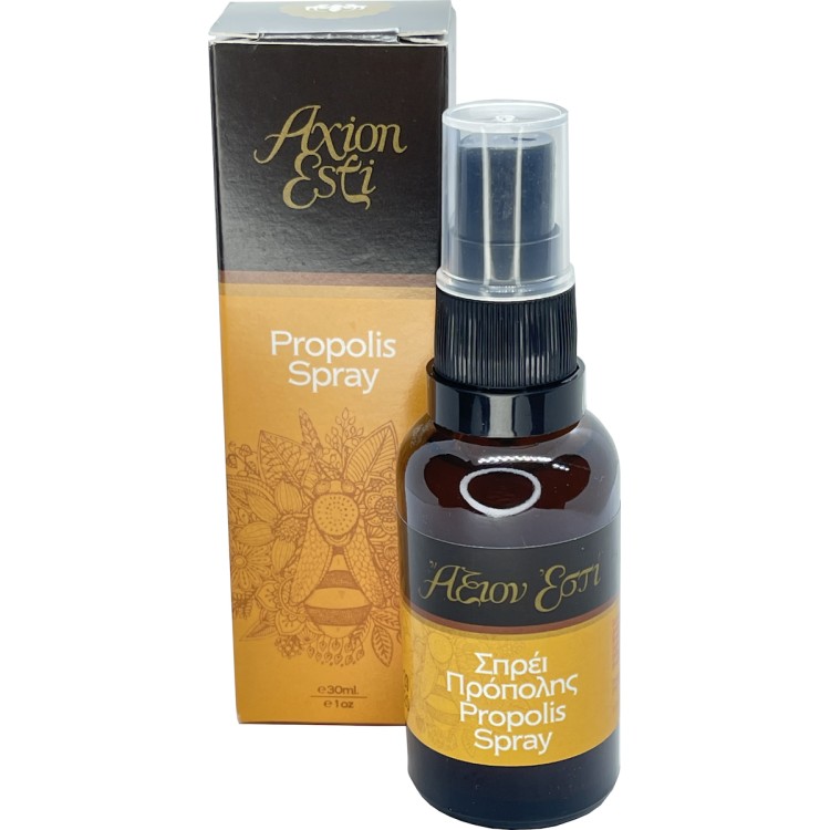 Άξιον Εστί Σπρέι Πρόπολης για το Λαιμό και την Ενίσχυση του Ανοσοποιητικού 30ml Μέλι & Μελισσοκομικά προϊόντα