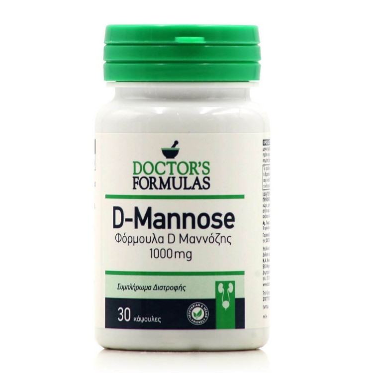 Doctor's Formulas D-Mannose 30 κάψουλες Ειδικά Συμπληρώματα