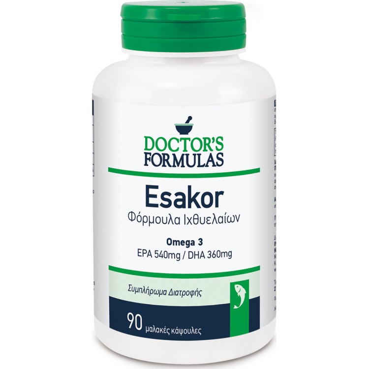 Doctor's Formulas Esakor Φόρμουλα Ιχθυελαίων 90 μαλακές κάψουλες