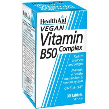 Health Aid Vitamin B50 Complex 30 ταμπλέτες