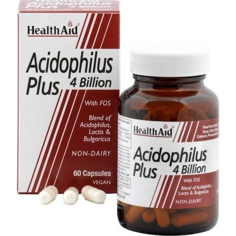 Health Aid Acidophilus Plus 60 κάψουλες