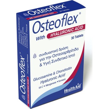 Health Aid Osteoflex with Hyaluronic Acid Συμπλήρωμα για την Υγεία Αρθρώσεων & Οστών 30 ταμπλέτες