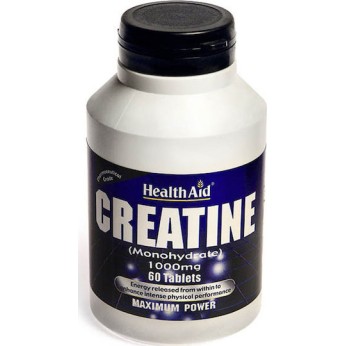 Health Aid Creatine 1000mg 60 ταμπλέτες