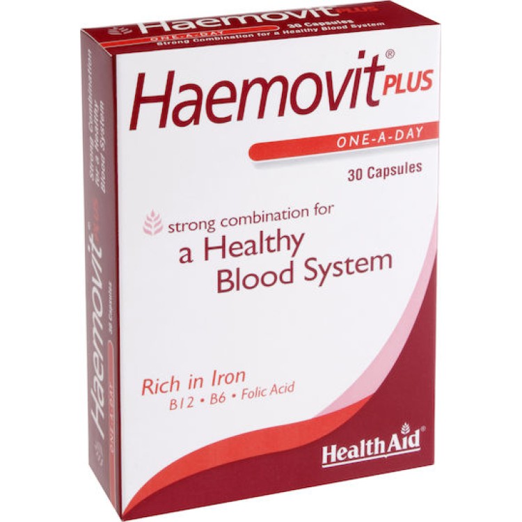 Health Aid Haemovit Plus 30 κάψουλες