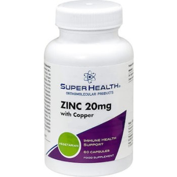 Super Health Zinc With Copper 20mg 60 κάψουλες