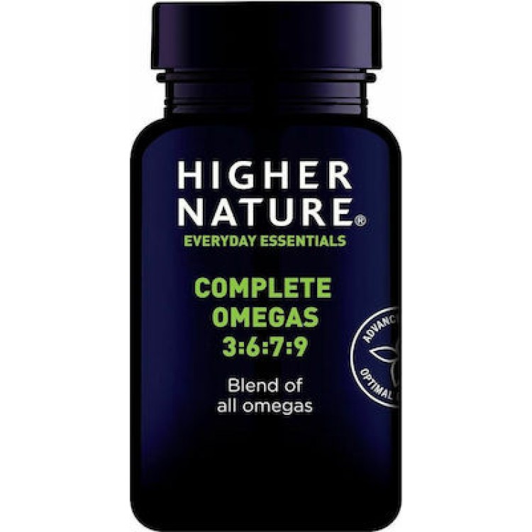 Higher Nature Complete Omegas 3:6:7:9 90 κάψουλες Αντιοξειδωτικά