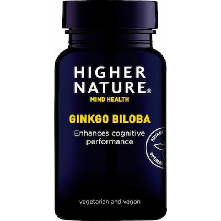 Higher Nature Ginkgo Biloba 6000 90 φυτικές κάψουλες Βότανα-Φυτικά εκχυλίσματα