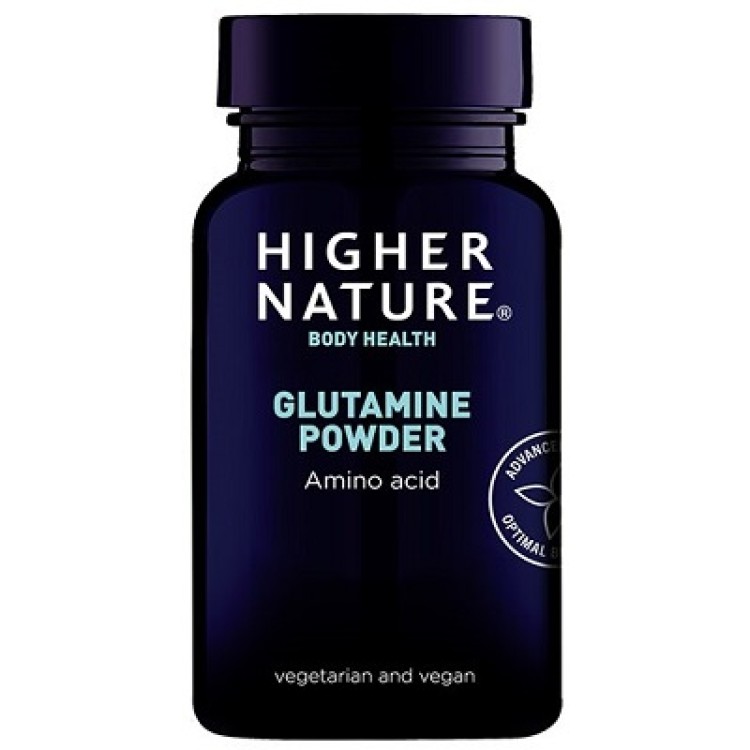 Higher Nature Glutamine Powder 100g Πρωτείνες-Αμινοξέα