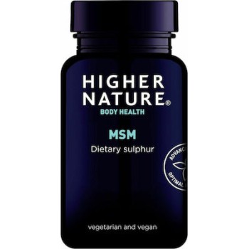 Higher Nature Msm Sulphur 1000mg 90 ταμπλέτες
