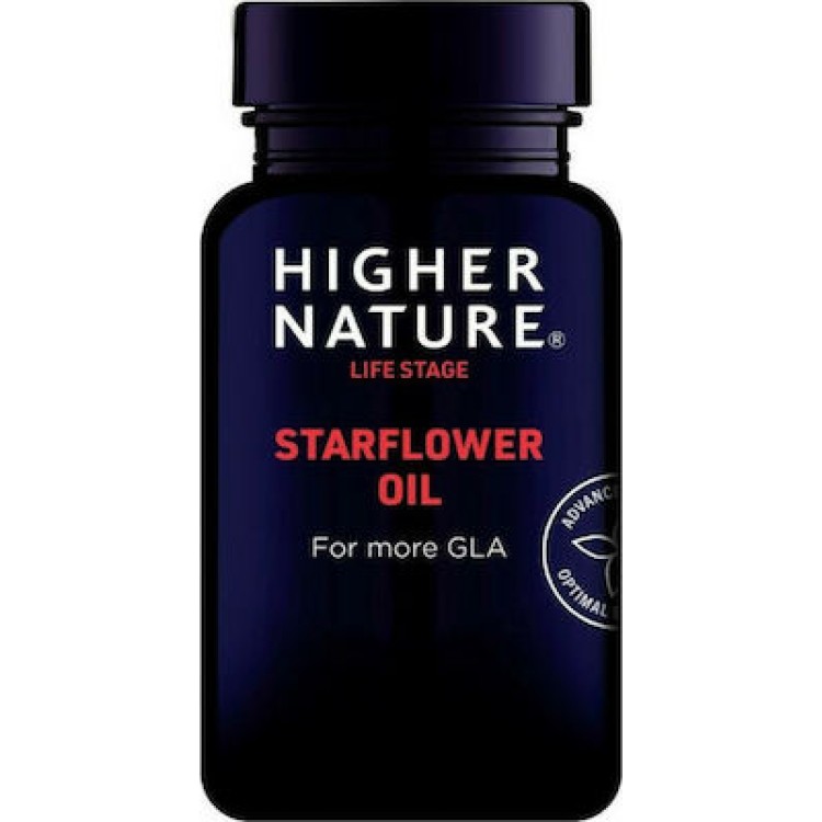 Higher Nature Starflower Oil 1000mg 30 κάψουλες Λιπαρά Οξέα 