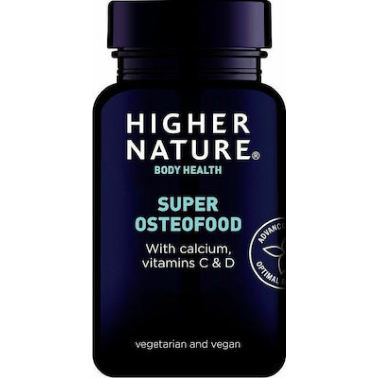 Higher Nature Super Osteofood 90 φυτικές κάψουλες Μέταλλα-Ιχνοστοιχεία