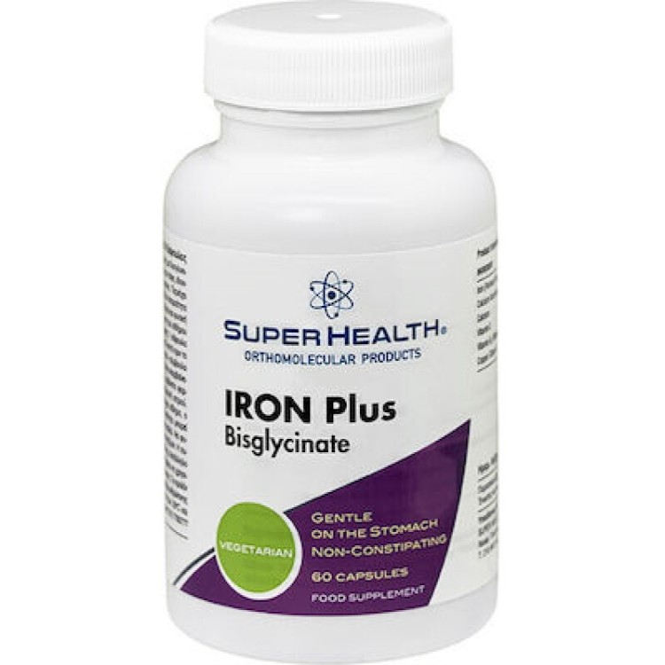 Super Health Iron Plus 60 κάψουλες Μέταλλα-Ιχνοστοιχεία