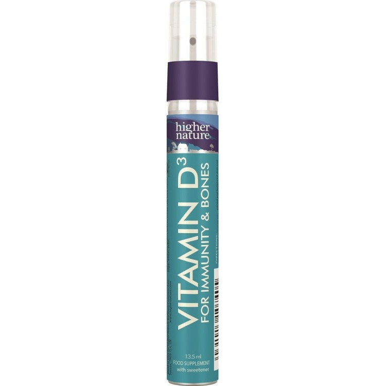 Higher Nature Adults Vitamin D3 Spray 1250iu 13ml Βιταμίες,Πολυβιταμίνες