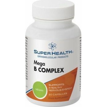 Super Health Mega B Complex 30 κάψουλες