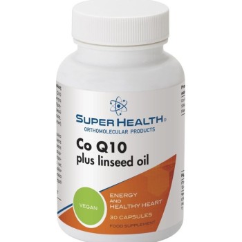 Super Health Co Q10 Plus Linseed Oil 50mg 30 κάψουλες