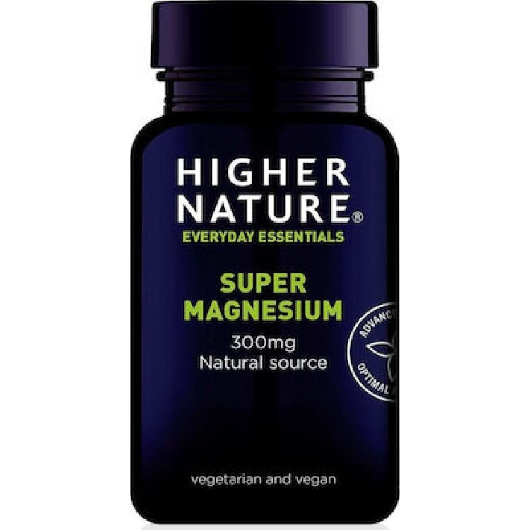 Higher Nature Super Magnesium 300mg 90 φυτικές κάψουλες