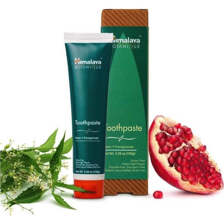 Himalaya Wellness Eco Neem & Pomegranate για Καθαρισμό & Λαμπερό Χαμόγελο 150gr