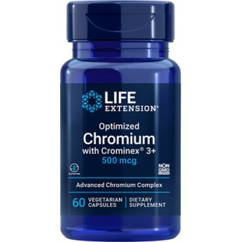 Life Extension Optimized Chromium with Crominex 3+ 500mg 60 φυτικές κάψουλες
