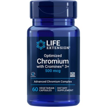 Life Extension Optimized Chromium with Crominex 3+ 500mg 60 φυτικές κάψουλες