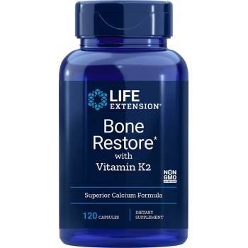 Life Extension Bone Restore with Vitamin K2 120 κάψουλες