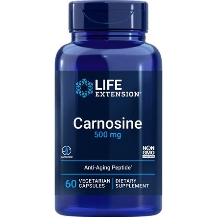 Life Extension Super Carnosine 500mg 60 φυτικές κάψουλες