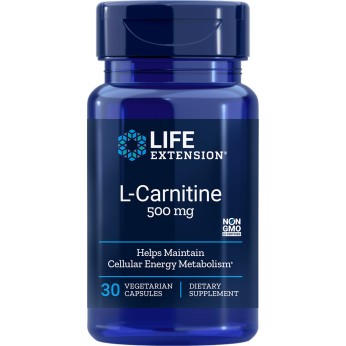 Life Extension L Carnitine 500mg 30 φυτικές κάψουλες